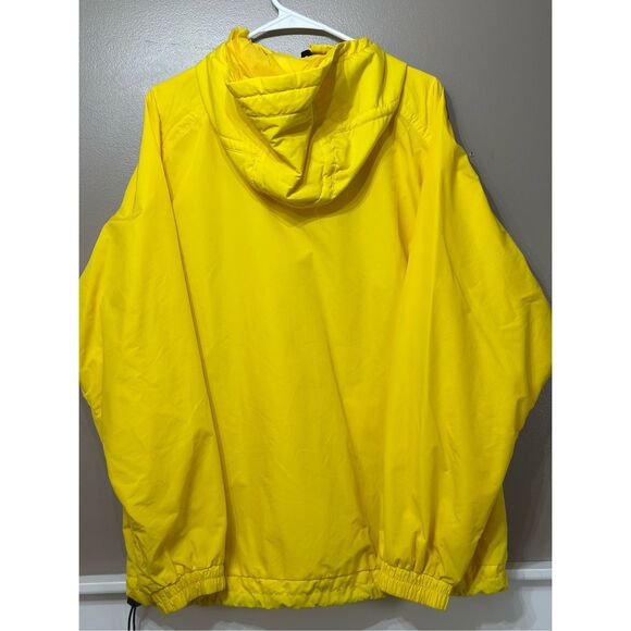 Vintage Obermeyer Yellow Adinorak Jacket Lined Windbreaker Men's Medium - Picture 11 of 11